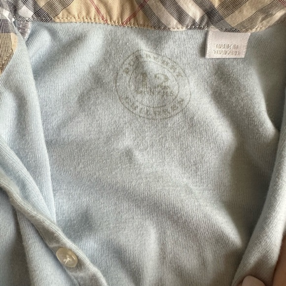 Infant Burberry Onesie - Picture 2 of 4
